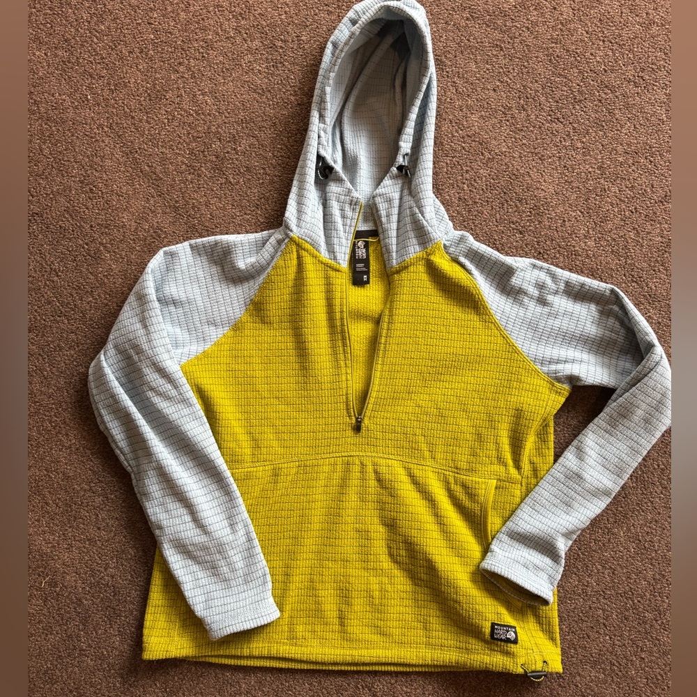 Mountain Hardware Summit Grid Tunic Hoodie, size m